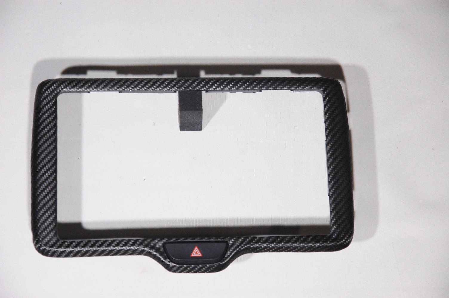 Toyota Yaris GR Blende für radio/navigation-system aus Carbonfaser 7 Toyota yaris GR carbon fiber behuizing navigatie